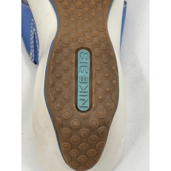 Cole Haan Blue Silver And White Sole NikeAir Wedge Buckle Size 7.5 D21967 - Picture 8 of 15